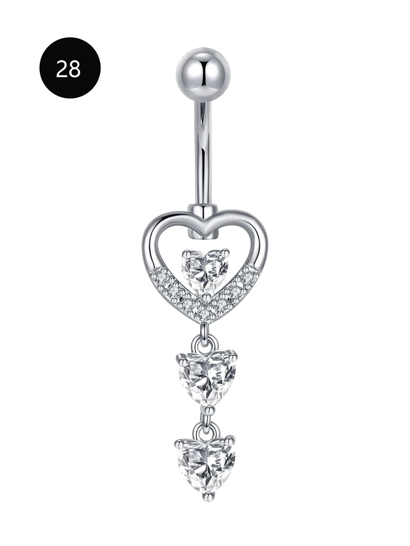 10013 1b-076 Piercing ombligo