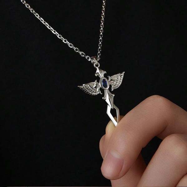 8175 1b-076 Collar Unisex Con Colgante De Personalidad