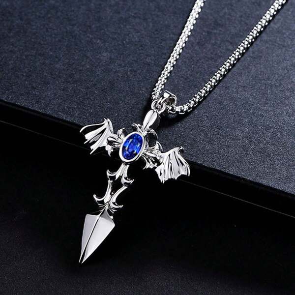 8175 1b-076 Collar Unisex Con Colgante De Personalidad