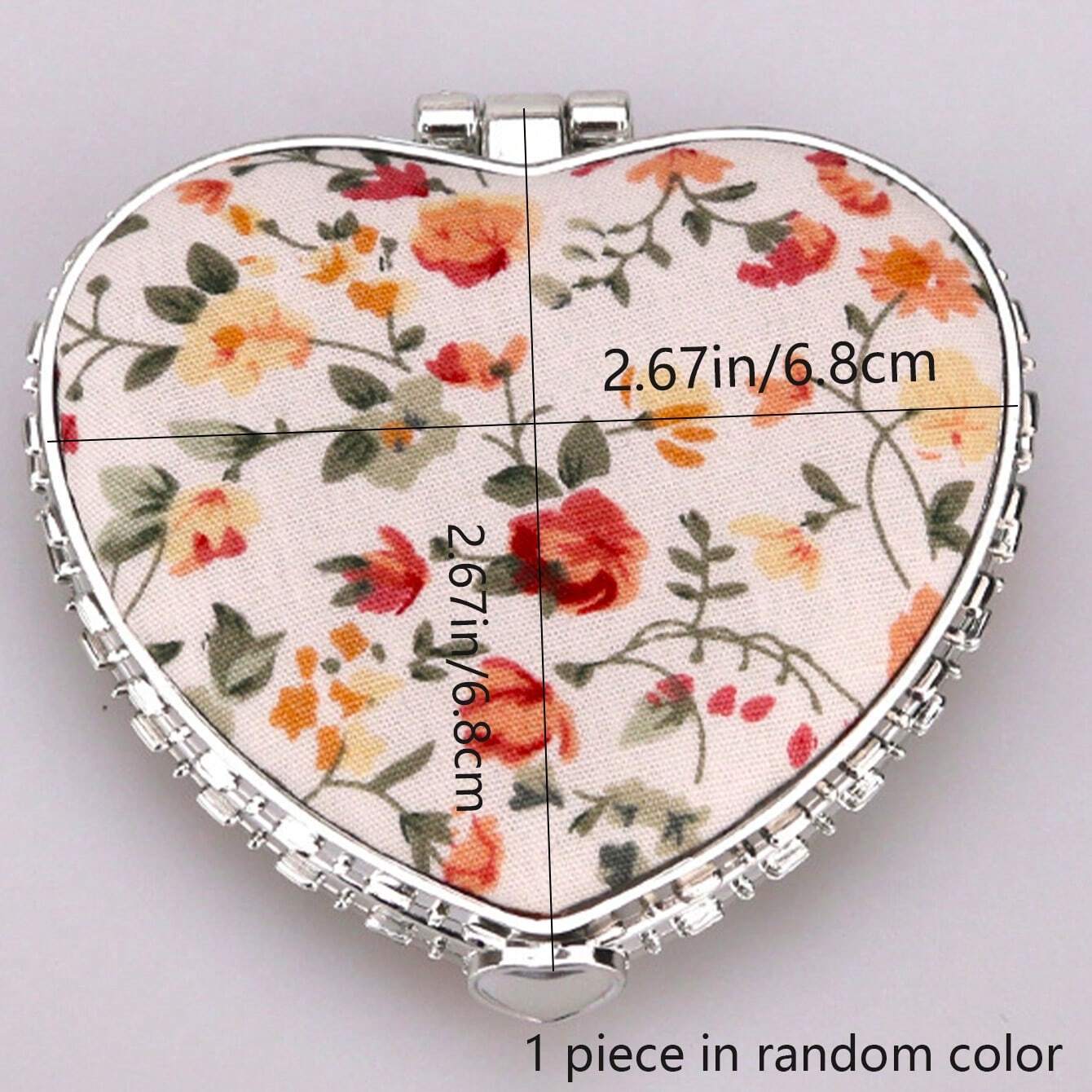 11409 1b-043 Espejo De Viaje Portátil Plegable Vintage