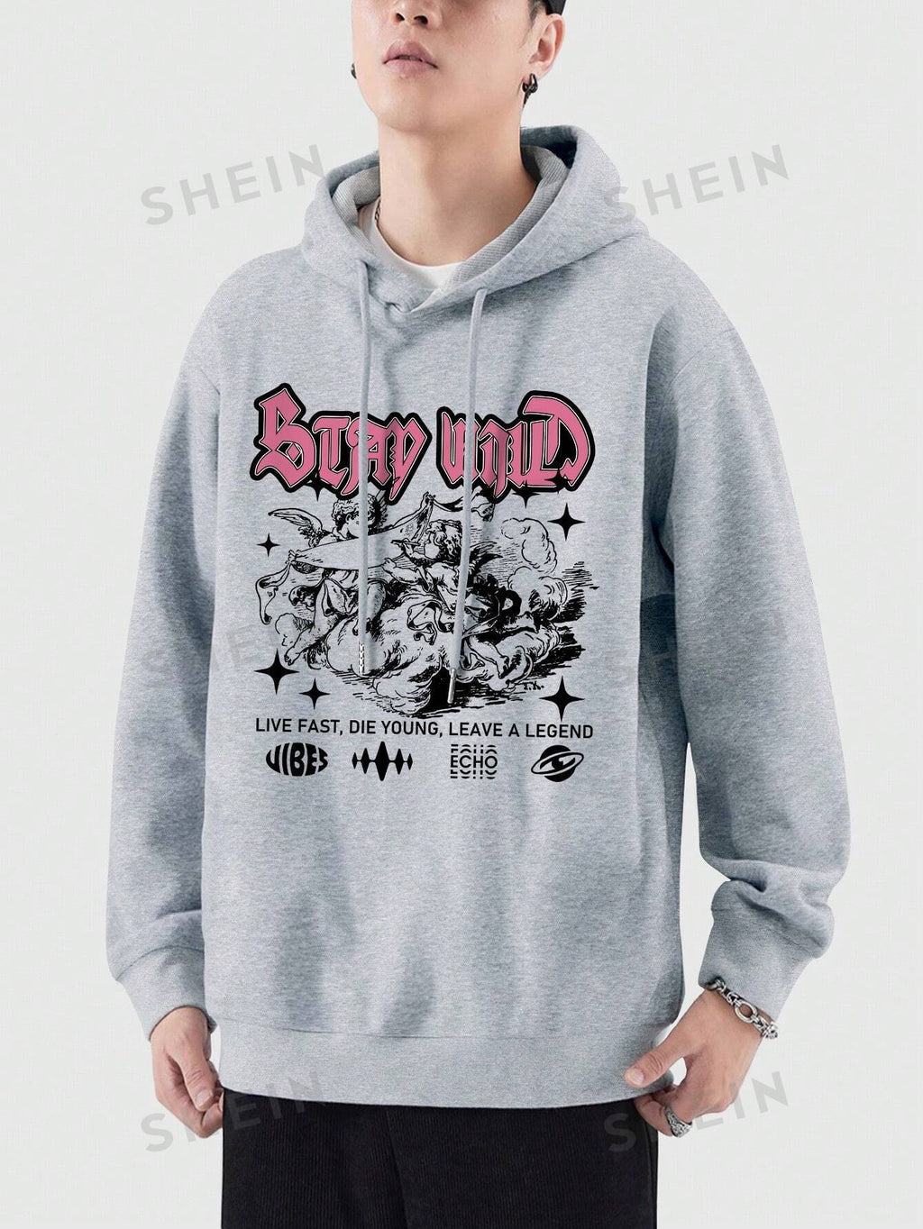 13922 2a-04-22 Sudadera Gris Con Capucha 1 Pza