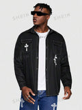 13795 1t-006 Camisa 1 PIEZA De Hombre Con Bolsillo Delantero Y Botones