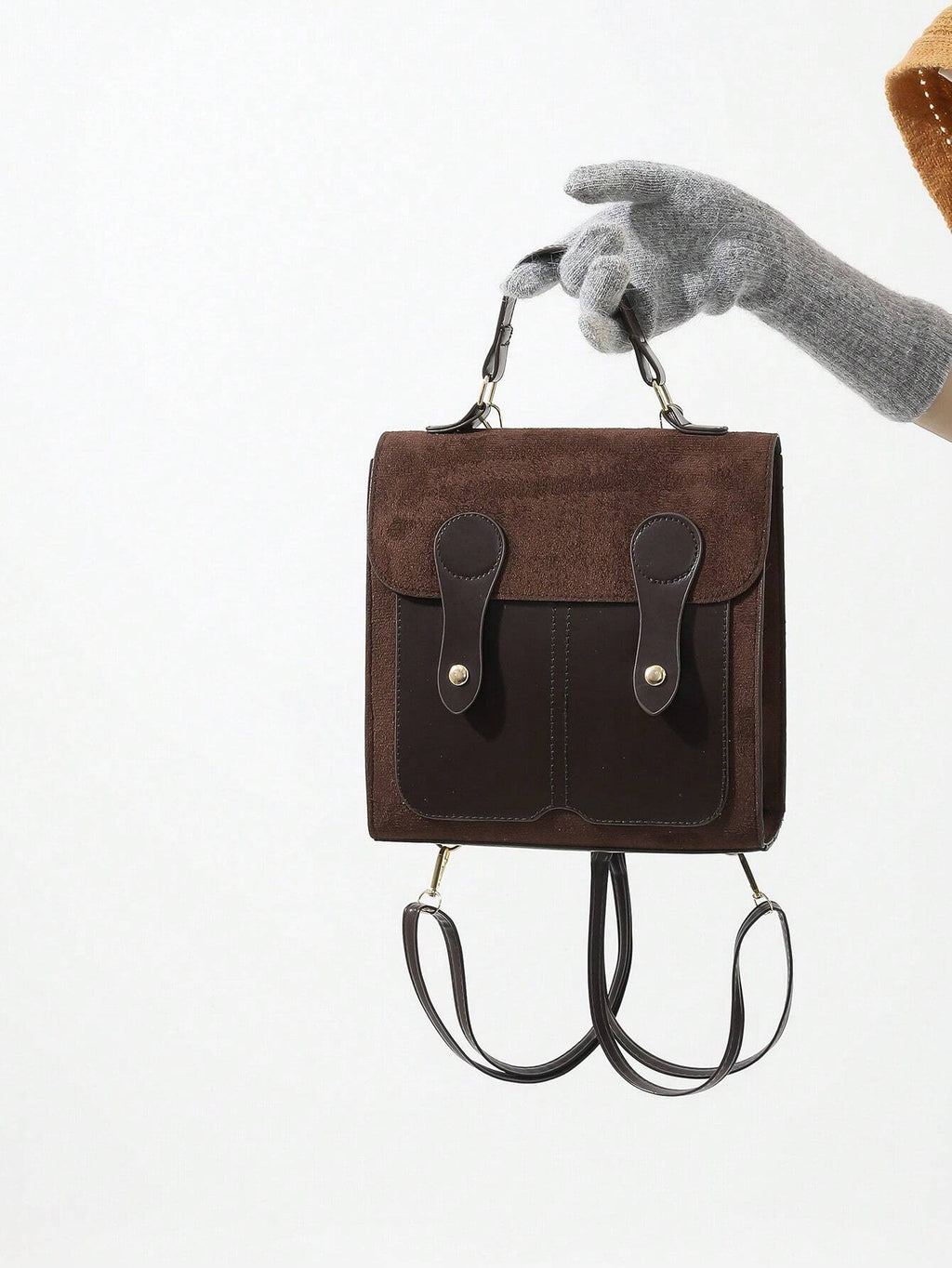 8150 1t-002 Mochila De Peluche Con Correa De Hombro Ajustable