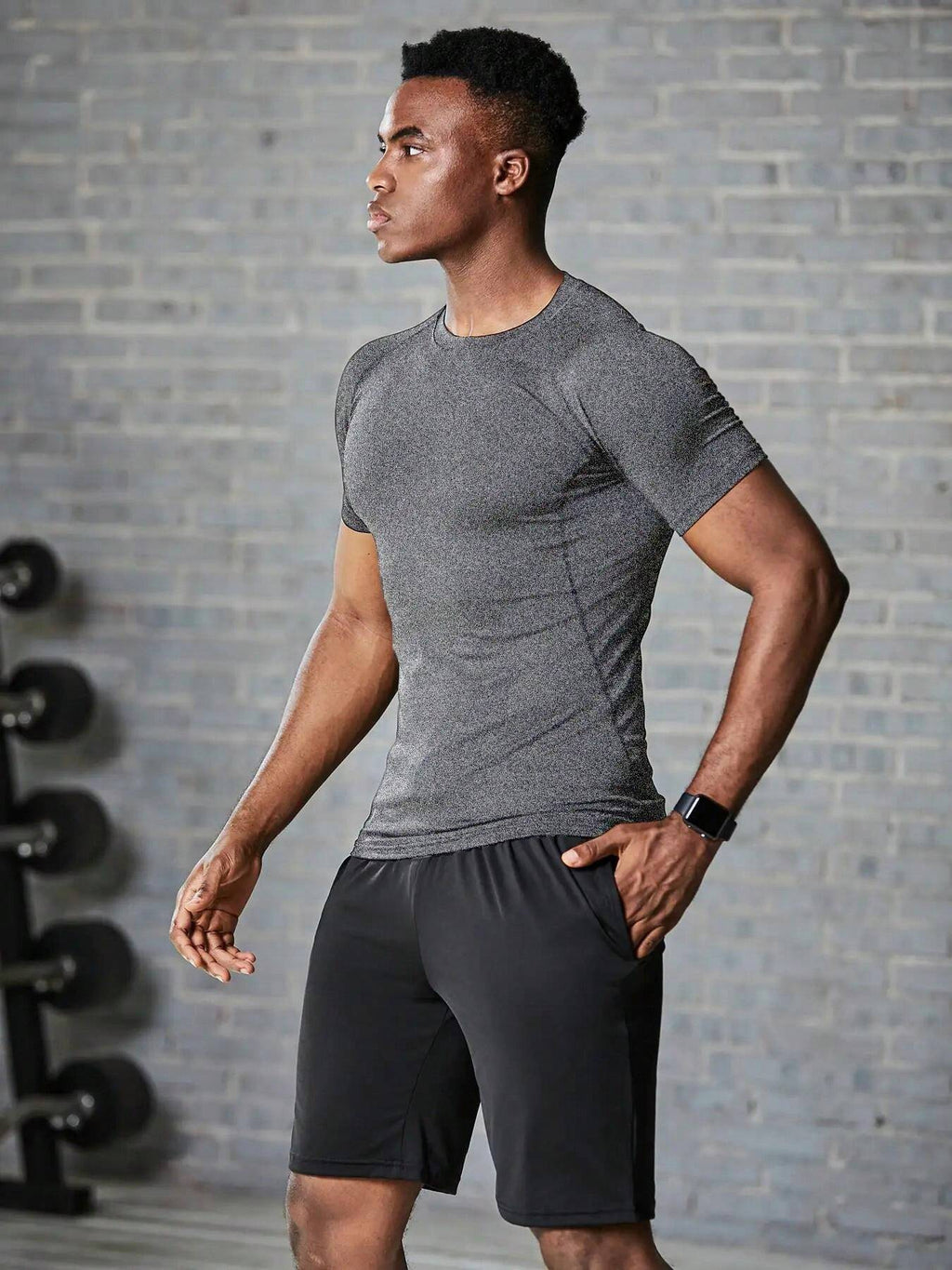 9009 1t-396 Camiseta Deportiva De Manga Corta