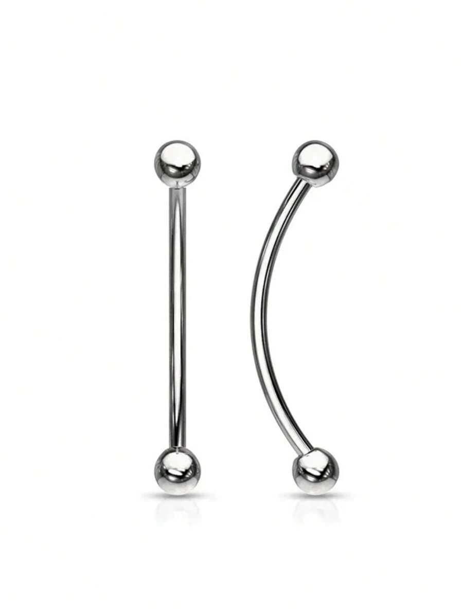 10018 1b-076 Dos Piezas Piercing Transversal De Barra De La Lengua