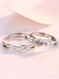 12307 1b-055 Anillos Parejas 2 Pzas