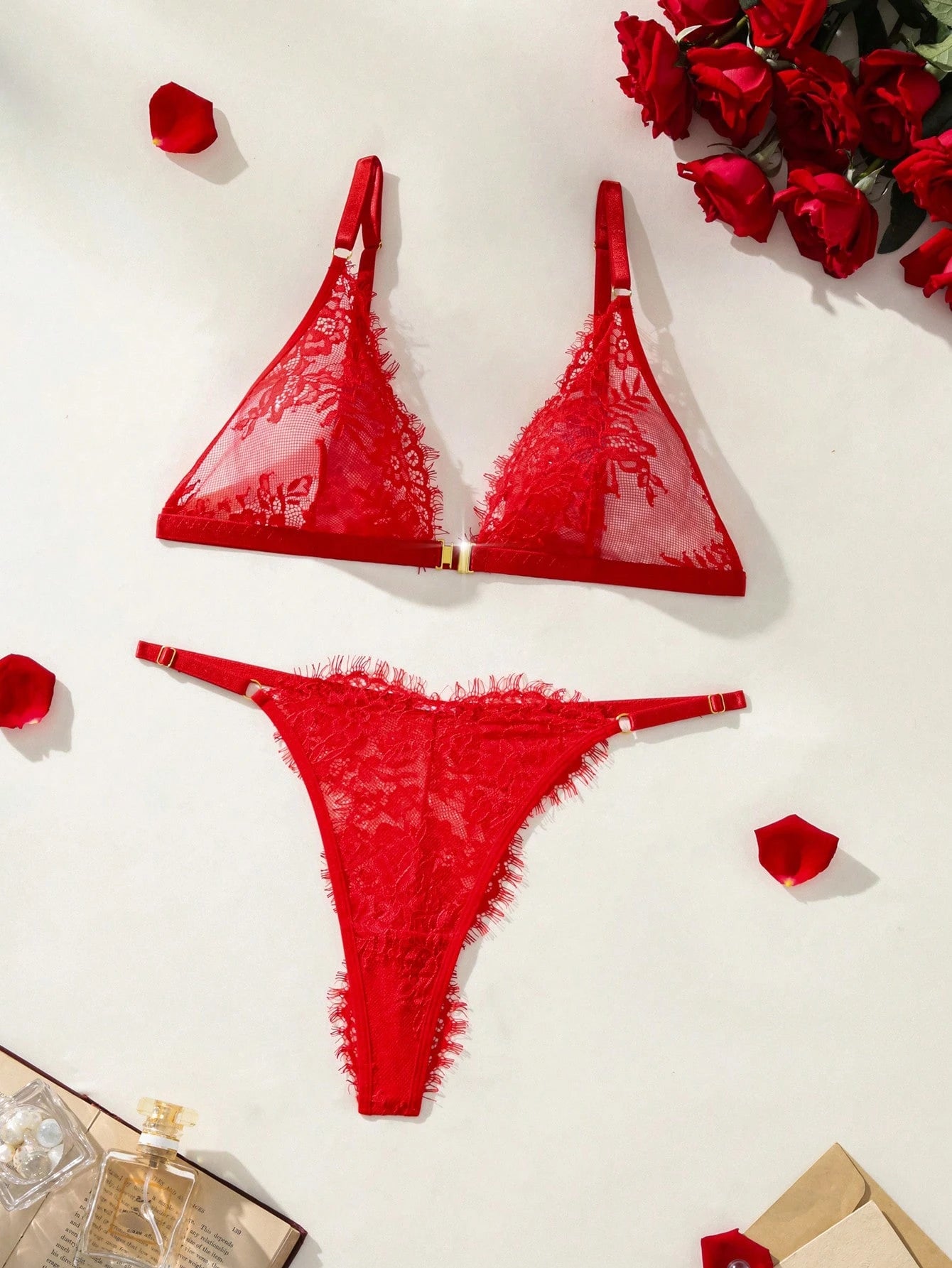 19506 ID-265 Conjunto De Lencería Sexy 2 Pzas