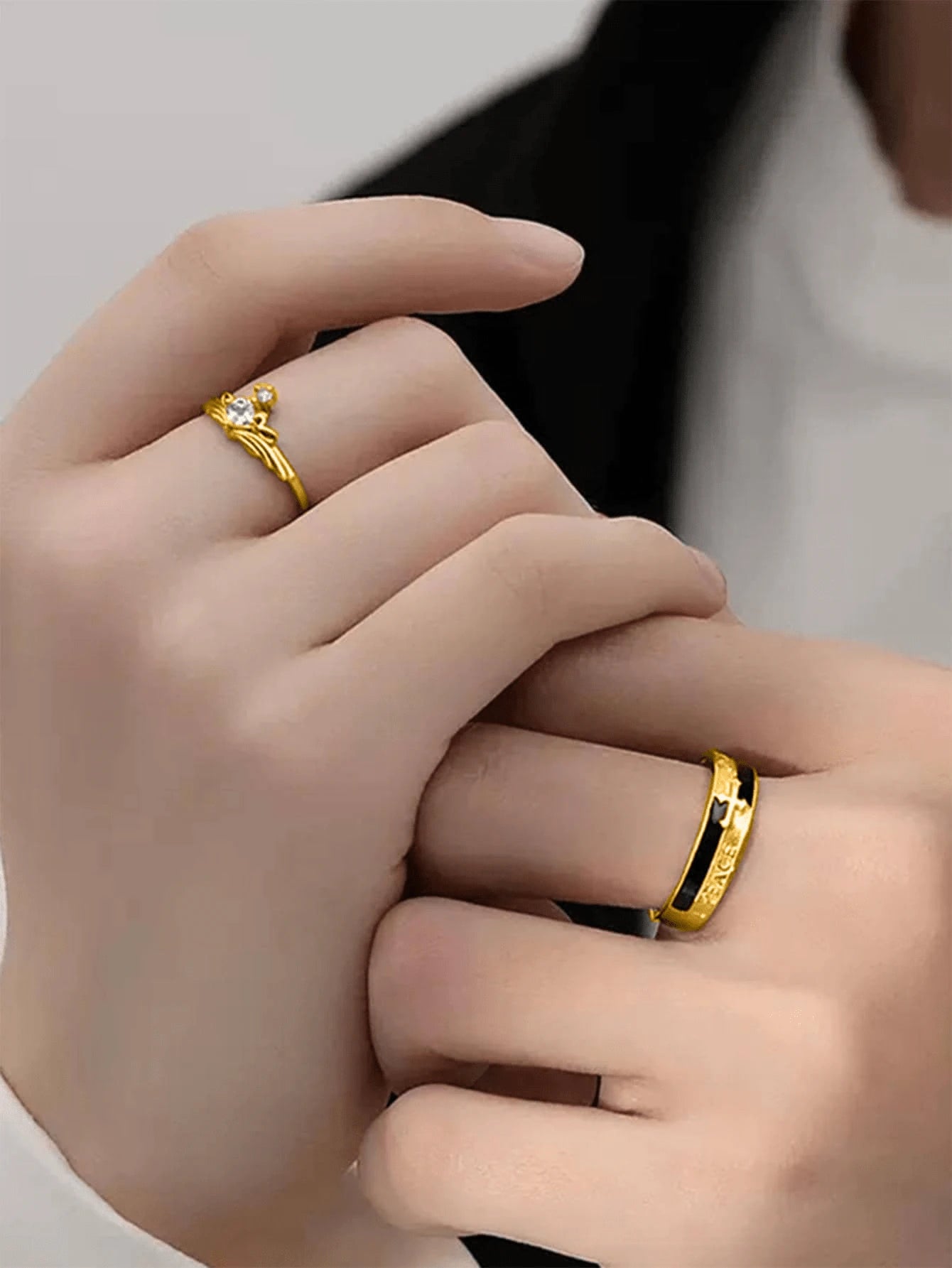 14976 1b-01-10 Anillos De Pareja 2 Pzas
