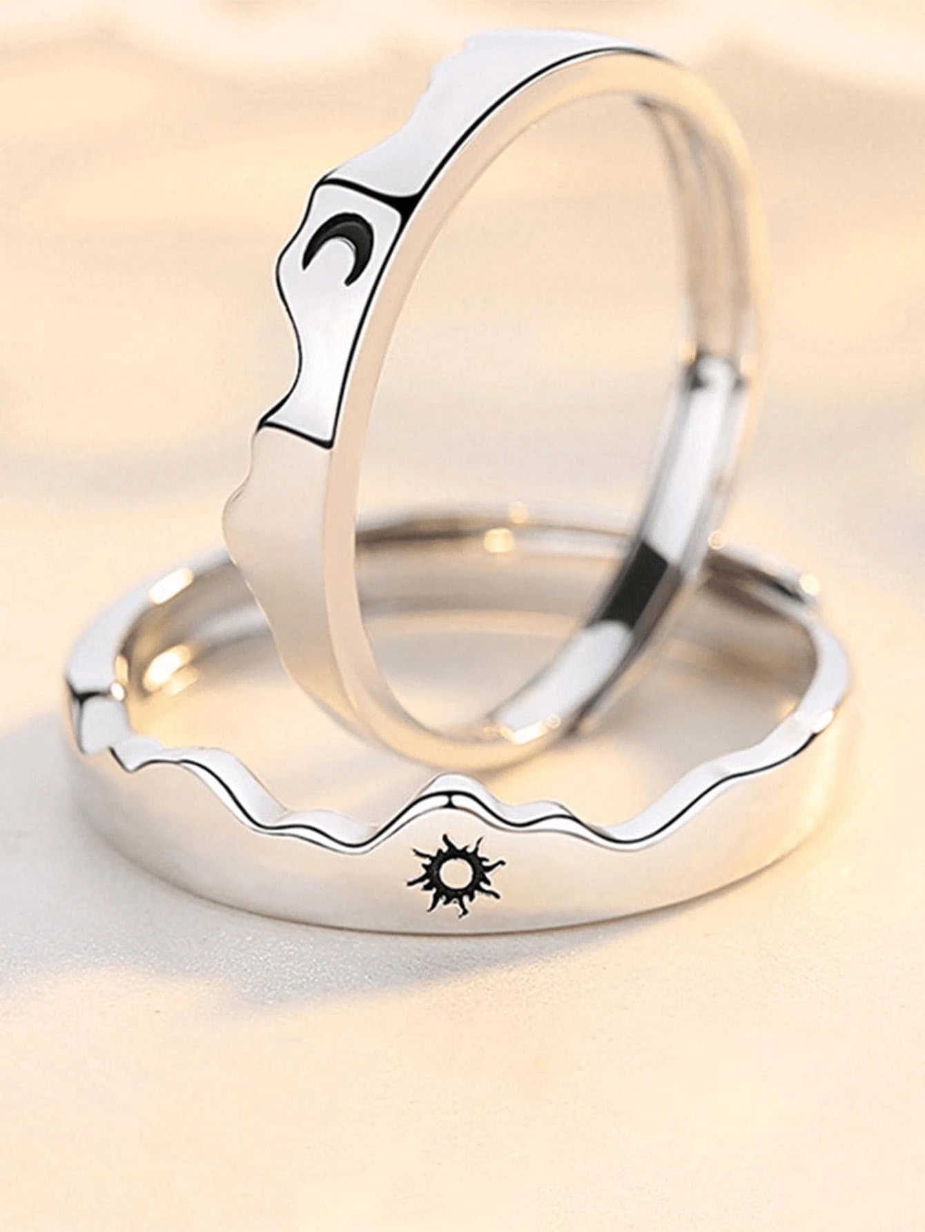 14973 1b-034 Anillos de pareja 2 Pzas