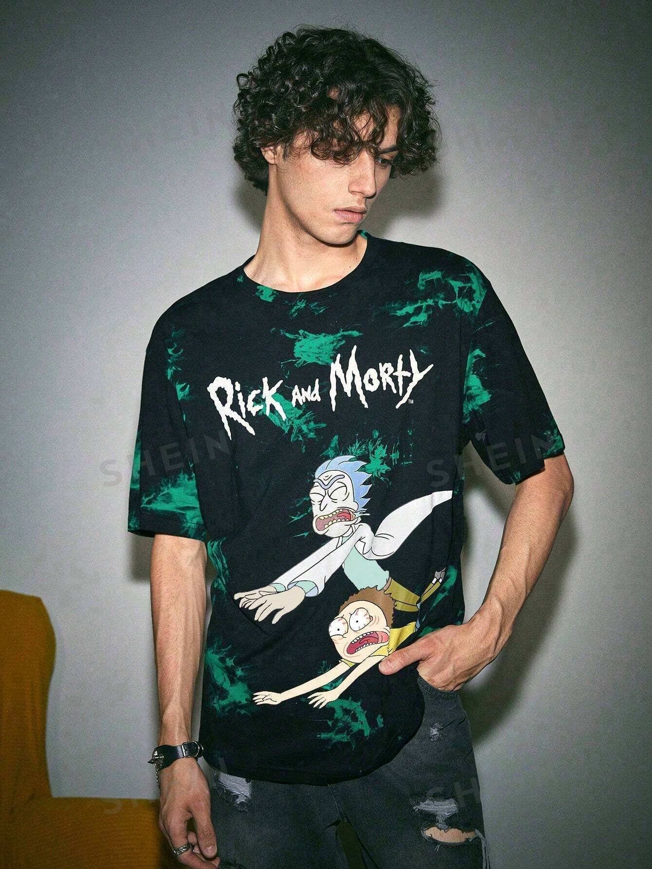 16635 1t-396 Polo Hombre Diseño Rick and Morty 1 Pza