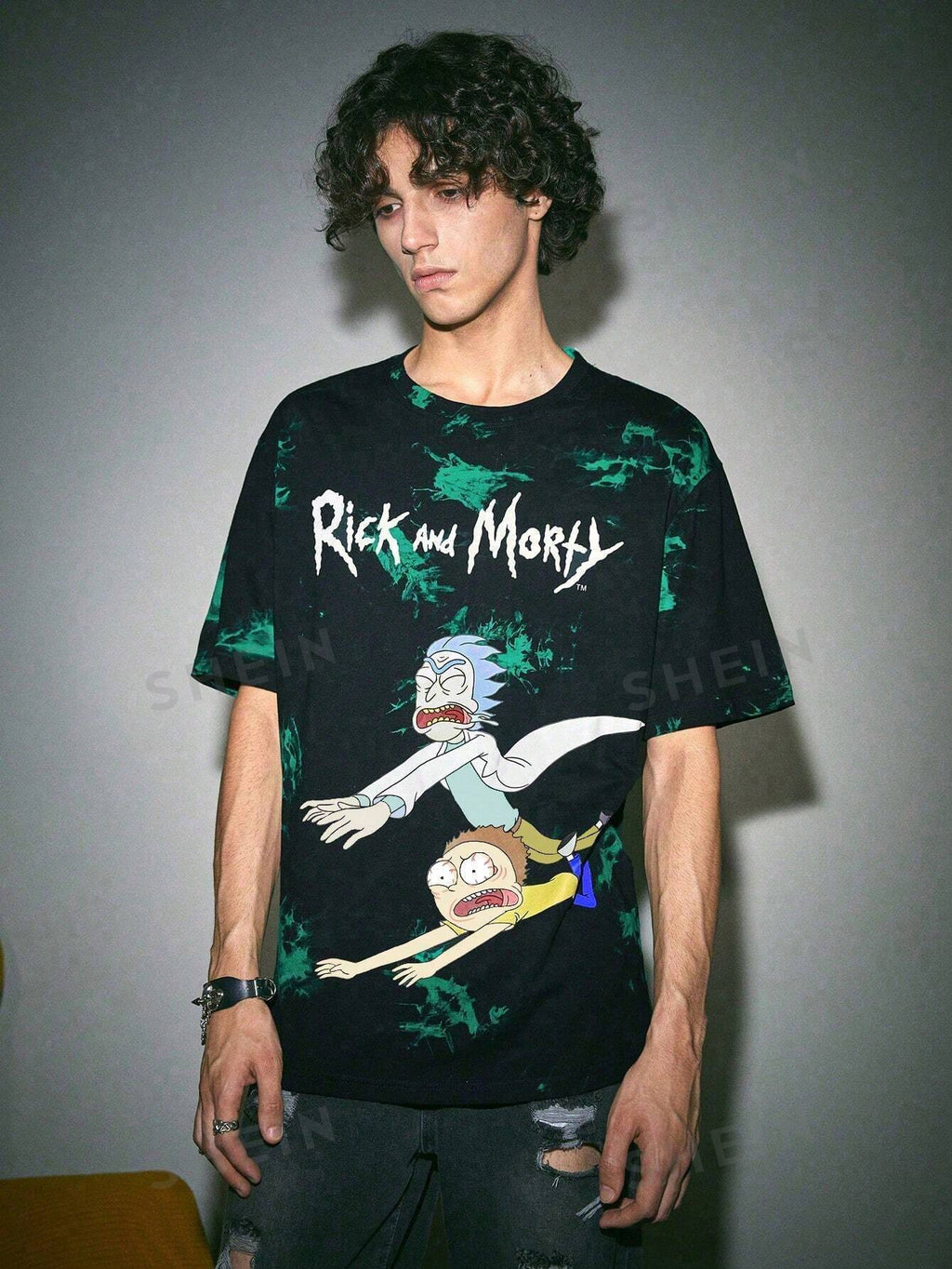 16635 1t-396 Polo Hombre Diseño Rick and Morty 1 Pza
