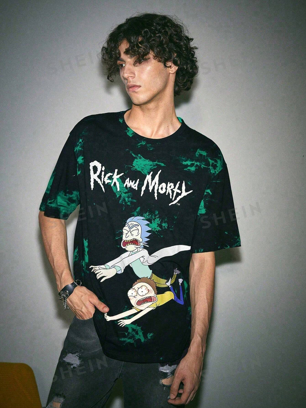 16635 1t-396 Polo Hombre Diseño Rick and Morty 1 Pza