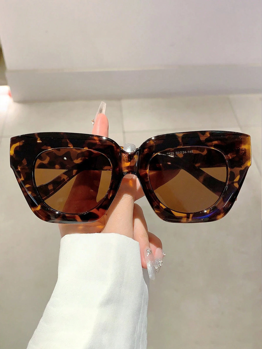9040 a01-10 Gafas De Sol De Montura Completa Con Elementos Simples De Bloques De Color