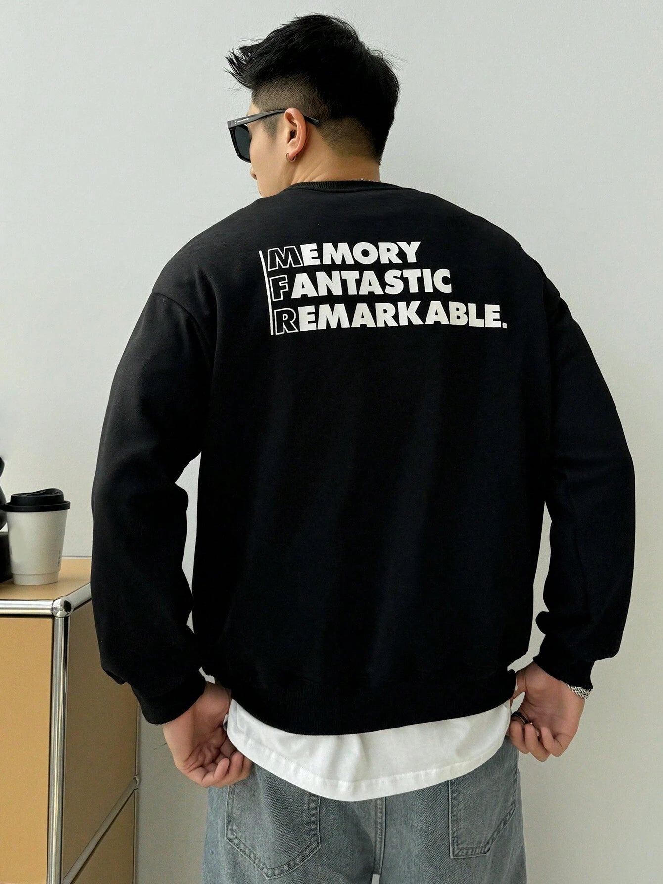 13925 2a-04-23 Sudadera Con Estampado De Letras 1 Pza