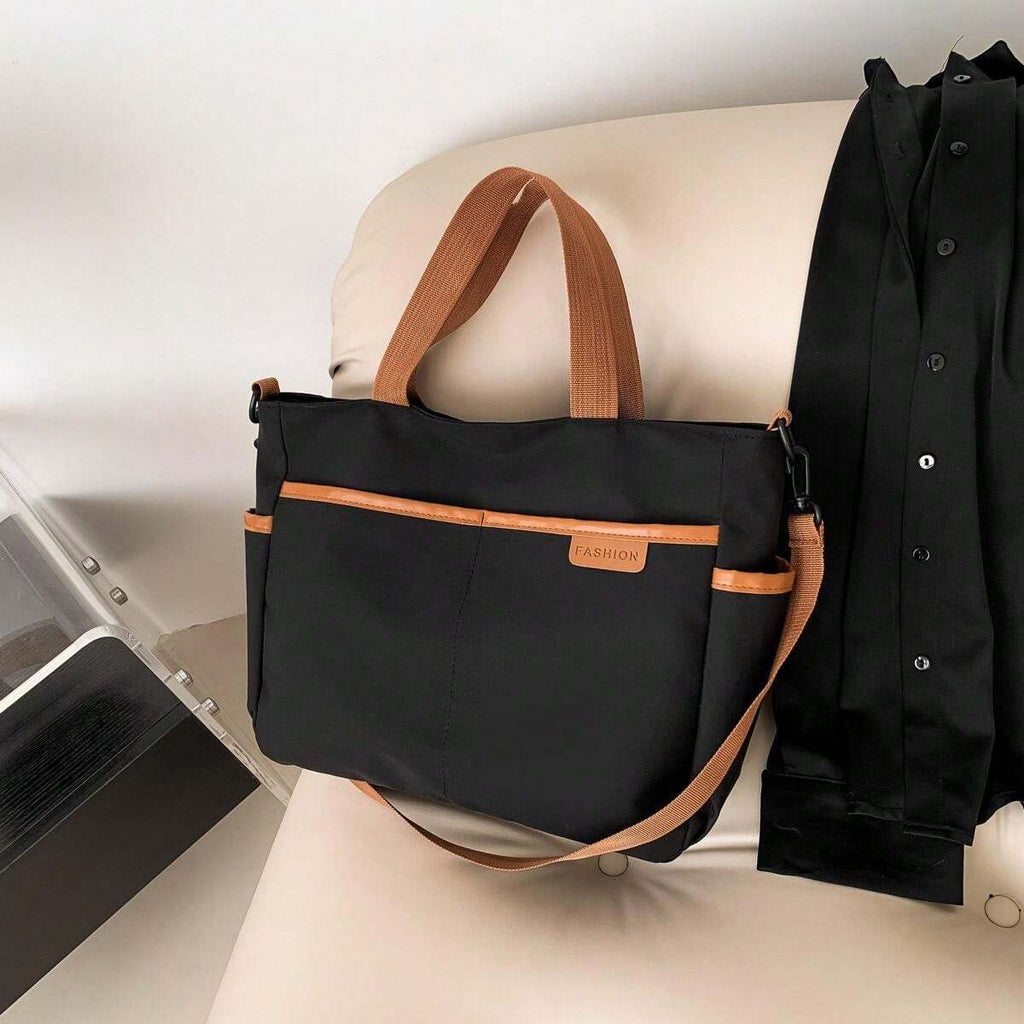 14940 1c-028 bolso de mano de estilo europeo y americano con bloques de color