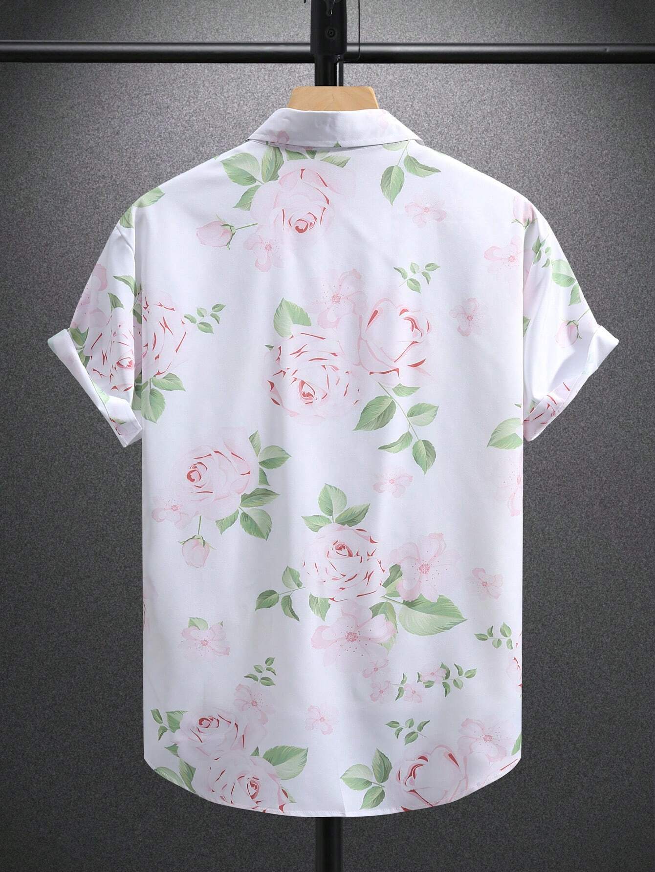 14112 1a-077 Camisa Estampada Con Flores 1 Pza