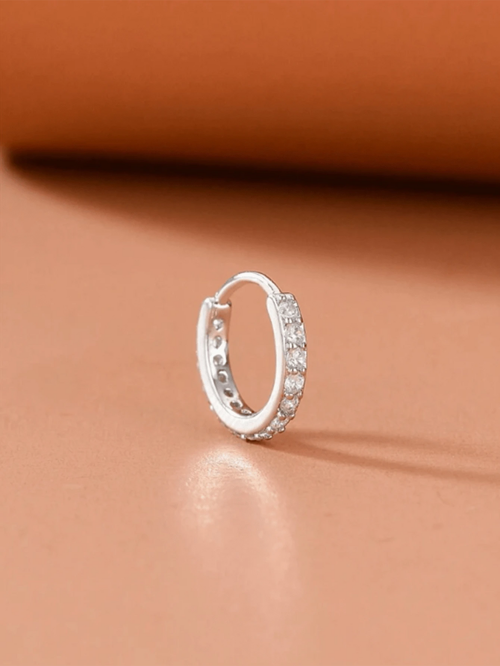 15294 1b-052 1 Pieza Aro De Nariz Súper Brillante Y Elegantemente Engastado