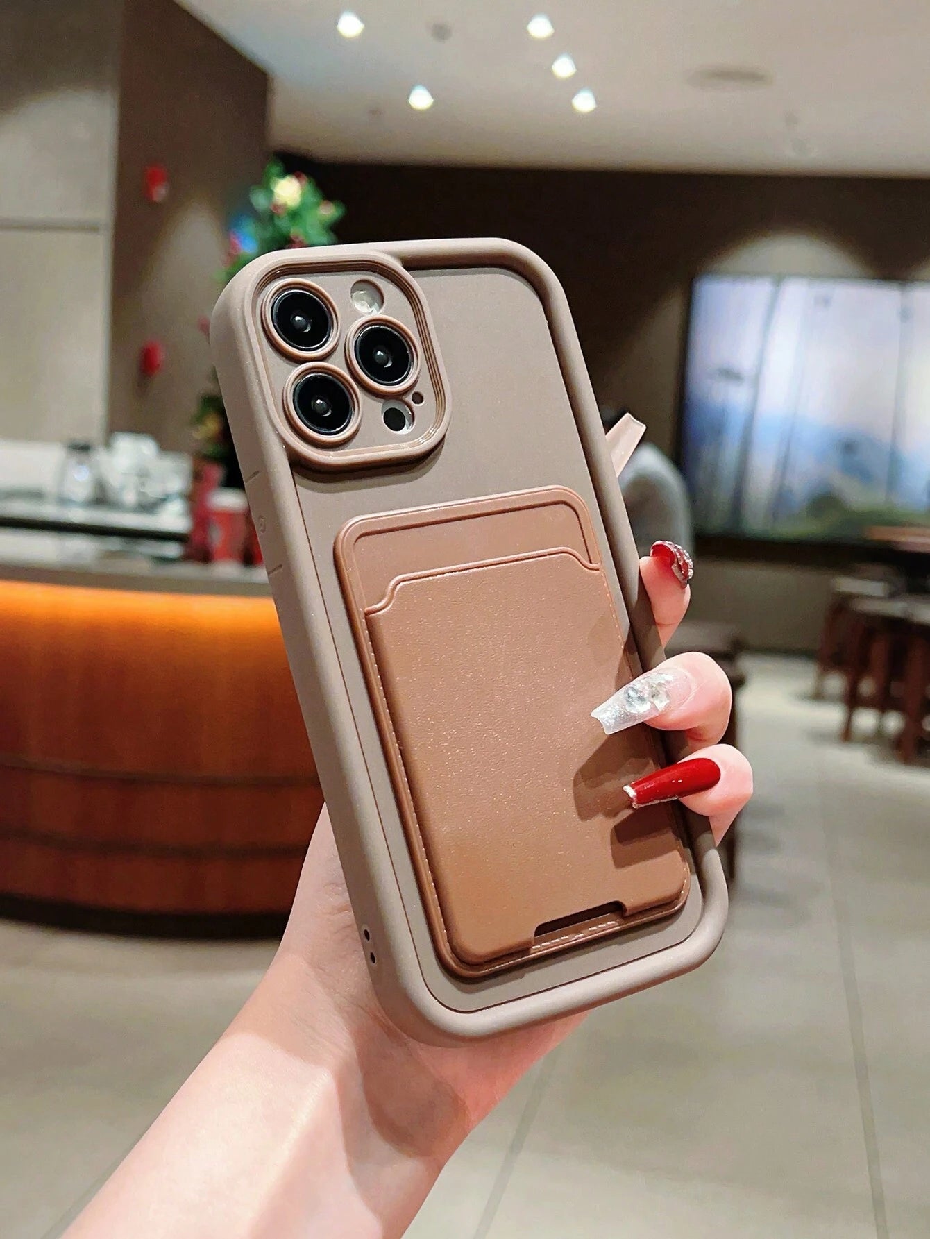 10197 2t-014 Funda para iPhone con tarjetero