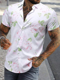 14112 1a-077 Camisa Estampada Con Flores 1 Pza