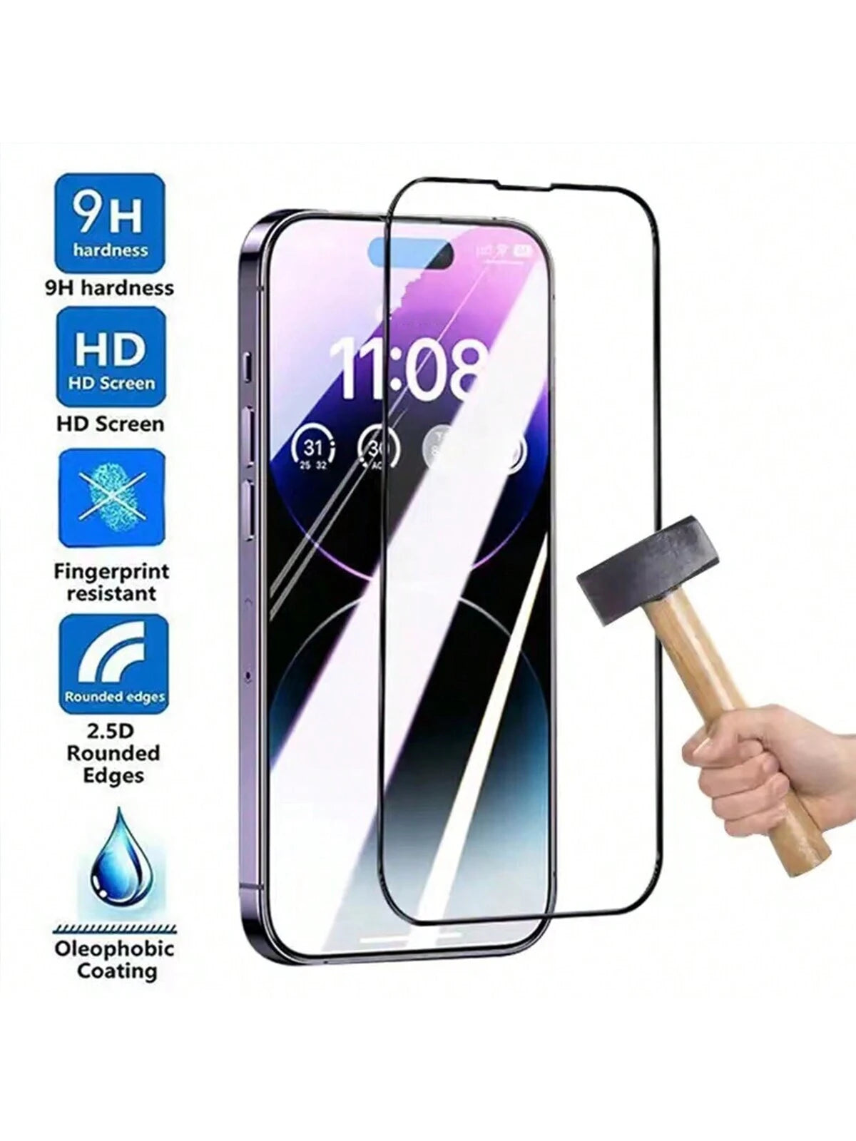13972 2t-ProPa Protector de pantalla de vidrio templado 1 Pza