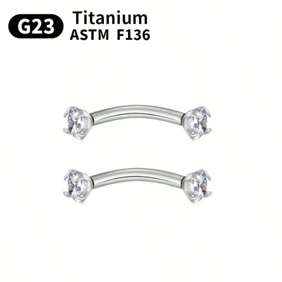 11114 1b-074 Piercing de Labio 2 Pzas