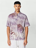 13801 1t-006 Camisa 1 PIEZA Con Botones Y Estampado Completo