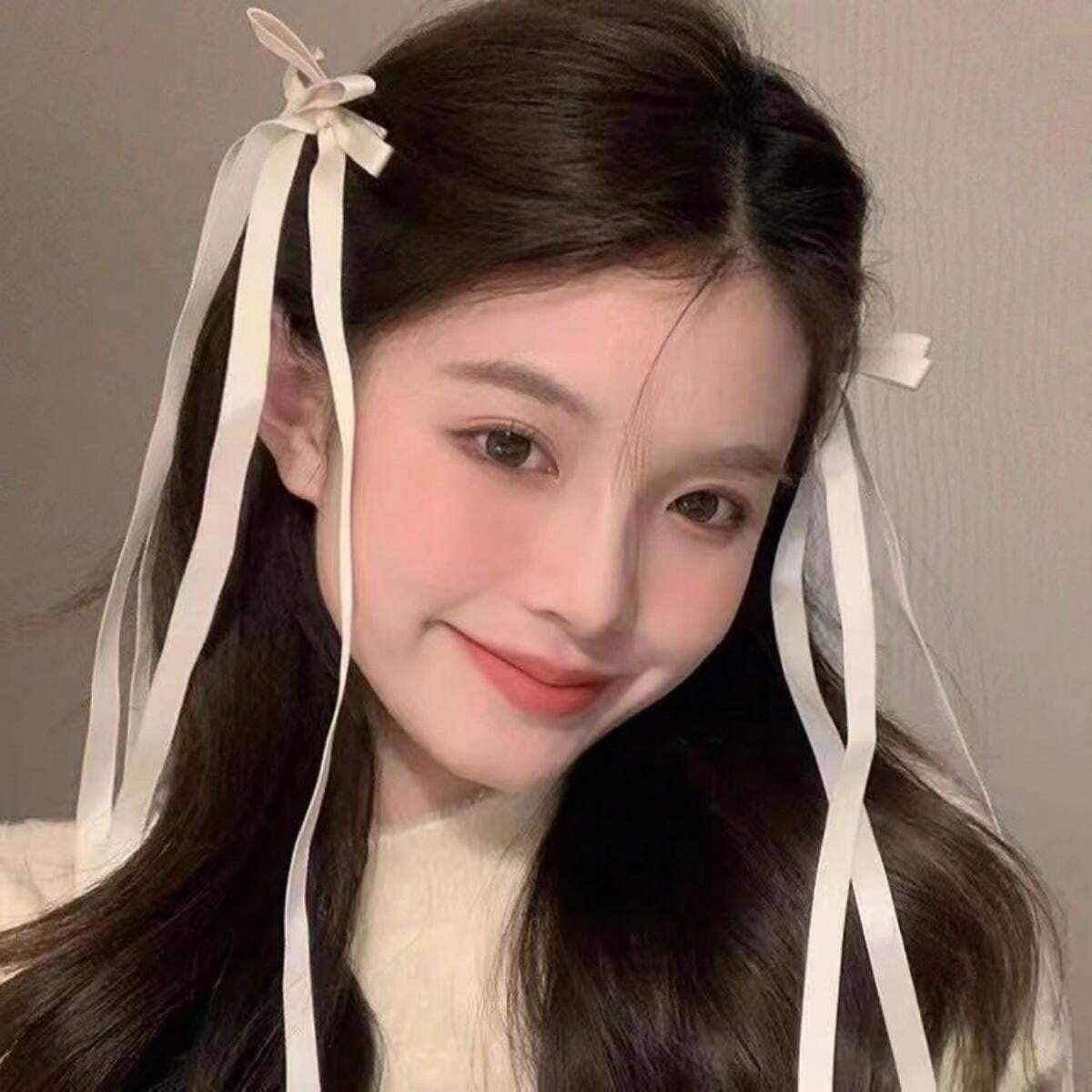 8111 1b-012 Una Banda Para El Cabello Trenzada Blanca