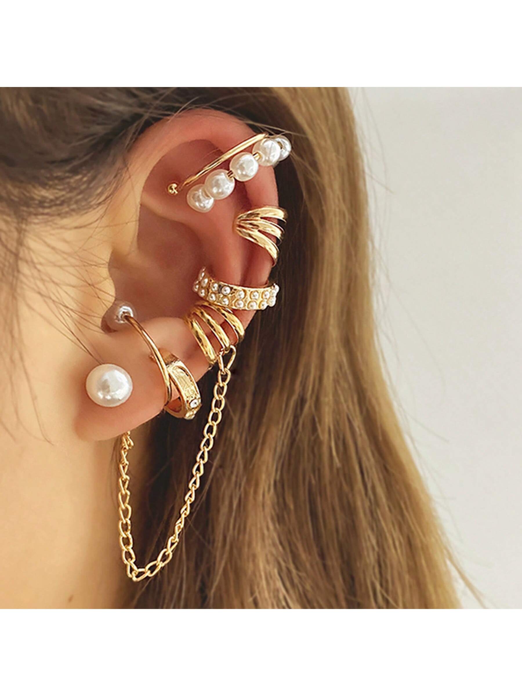16048 2b-01-01 Pendientes De Clip 8 Pzas