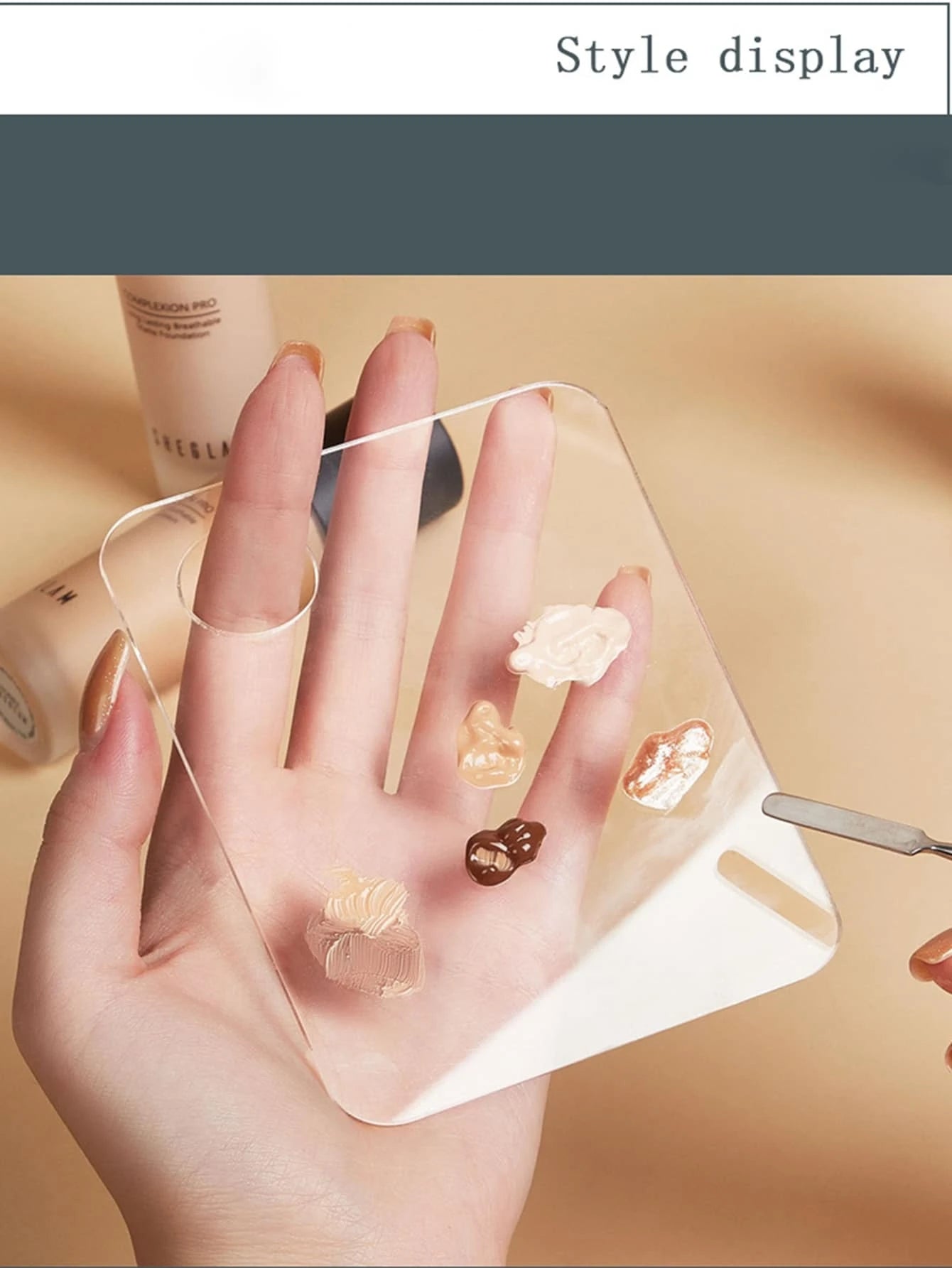 10224 1b-007 Paleta De Colores De Base De Maquillaje