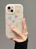 7682 2t-014 Una funda de iPhone con corazones