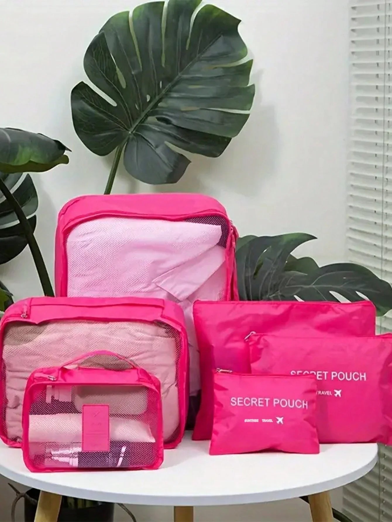 10345 2c-01-02 Seis bolsas de almacenamiento de ropa de viaje