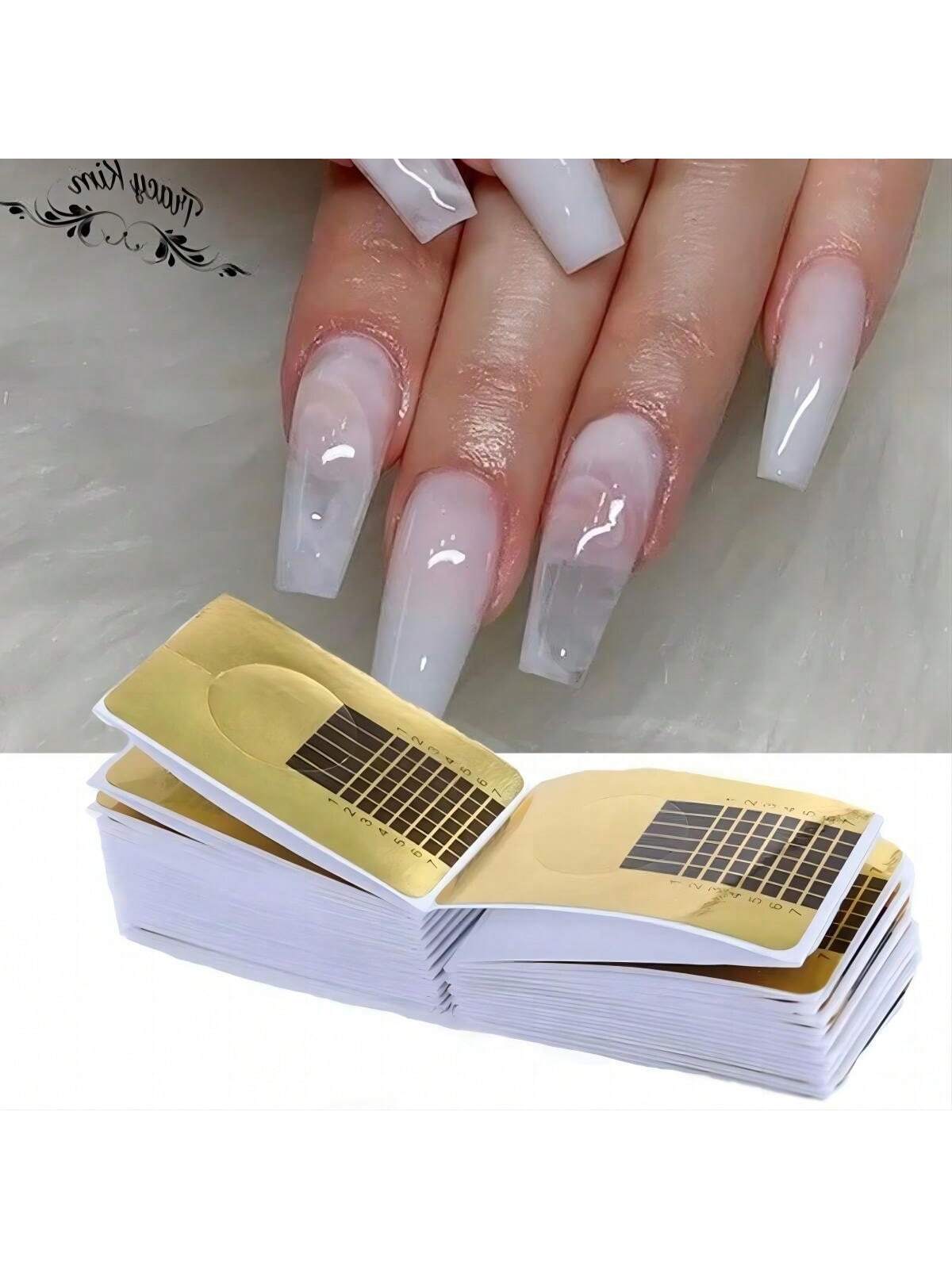 14417 1b-022 Molde Para Uñas 100 Pzas