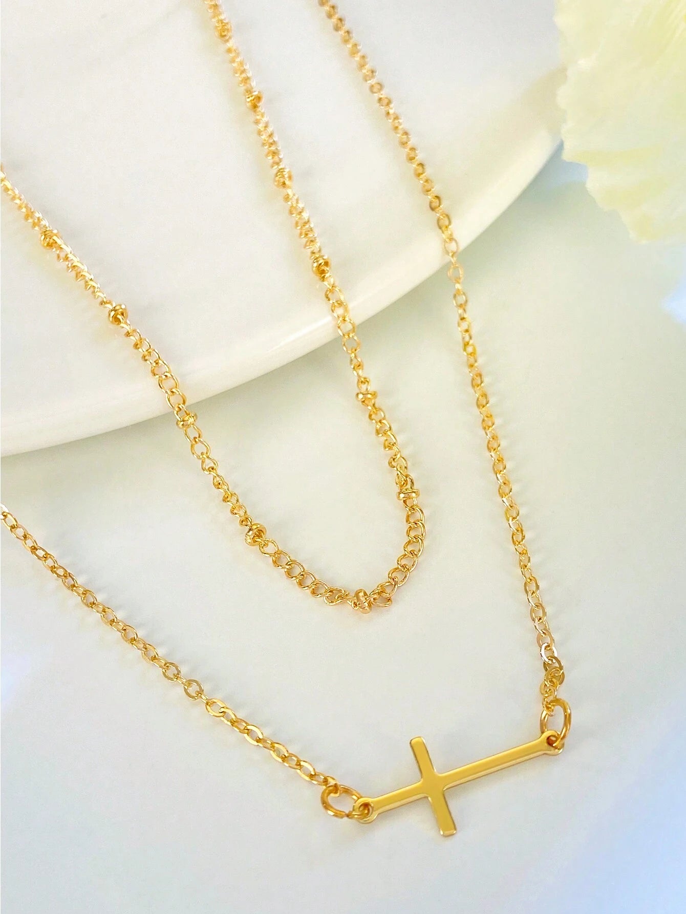 16397 1b-076 Collar De Doble Capa 1 Pza