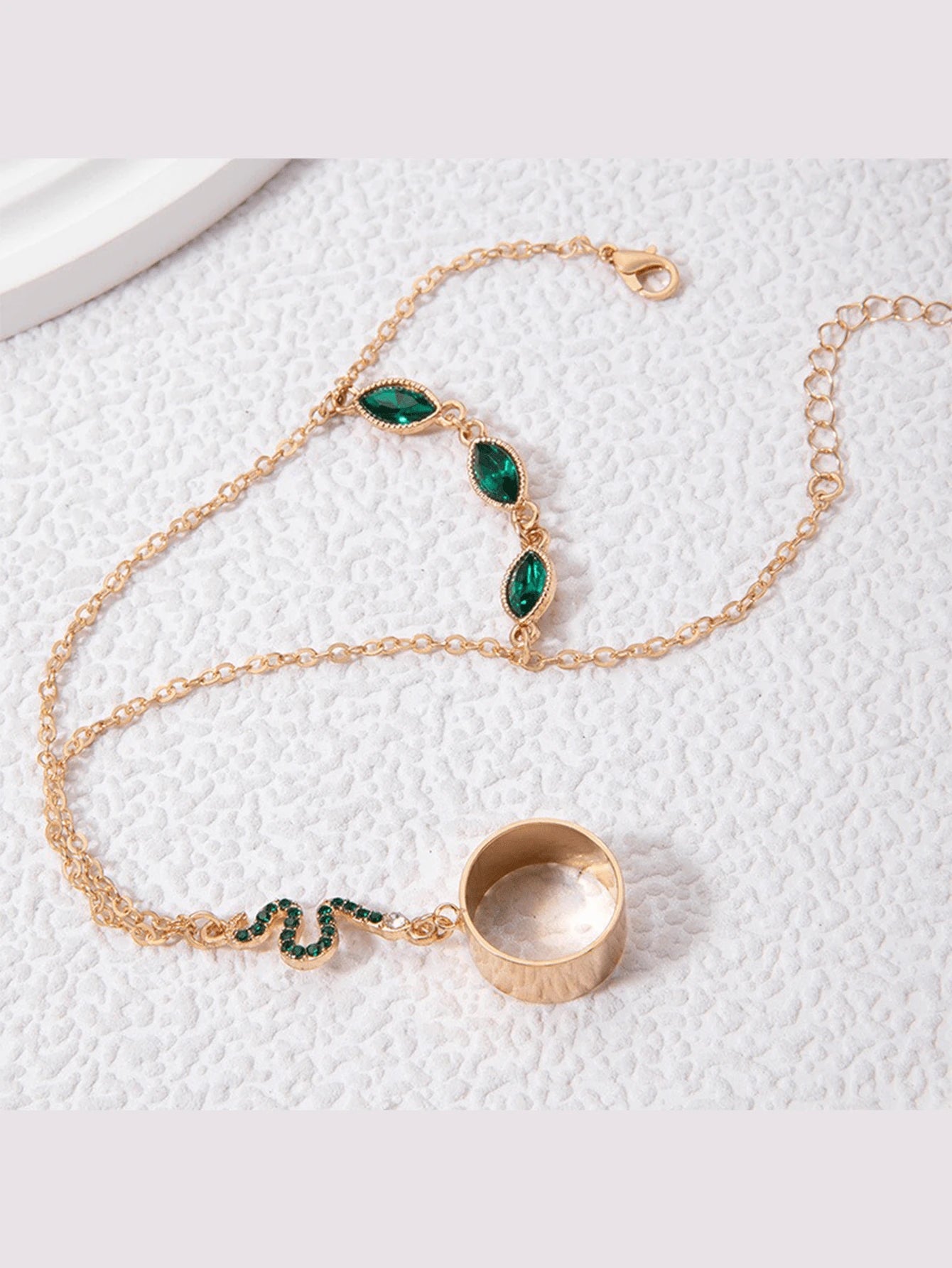 12241 1b-011 Pulsera Conectada Con El Dedo 1 Pza