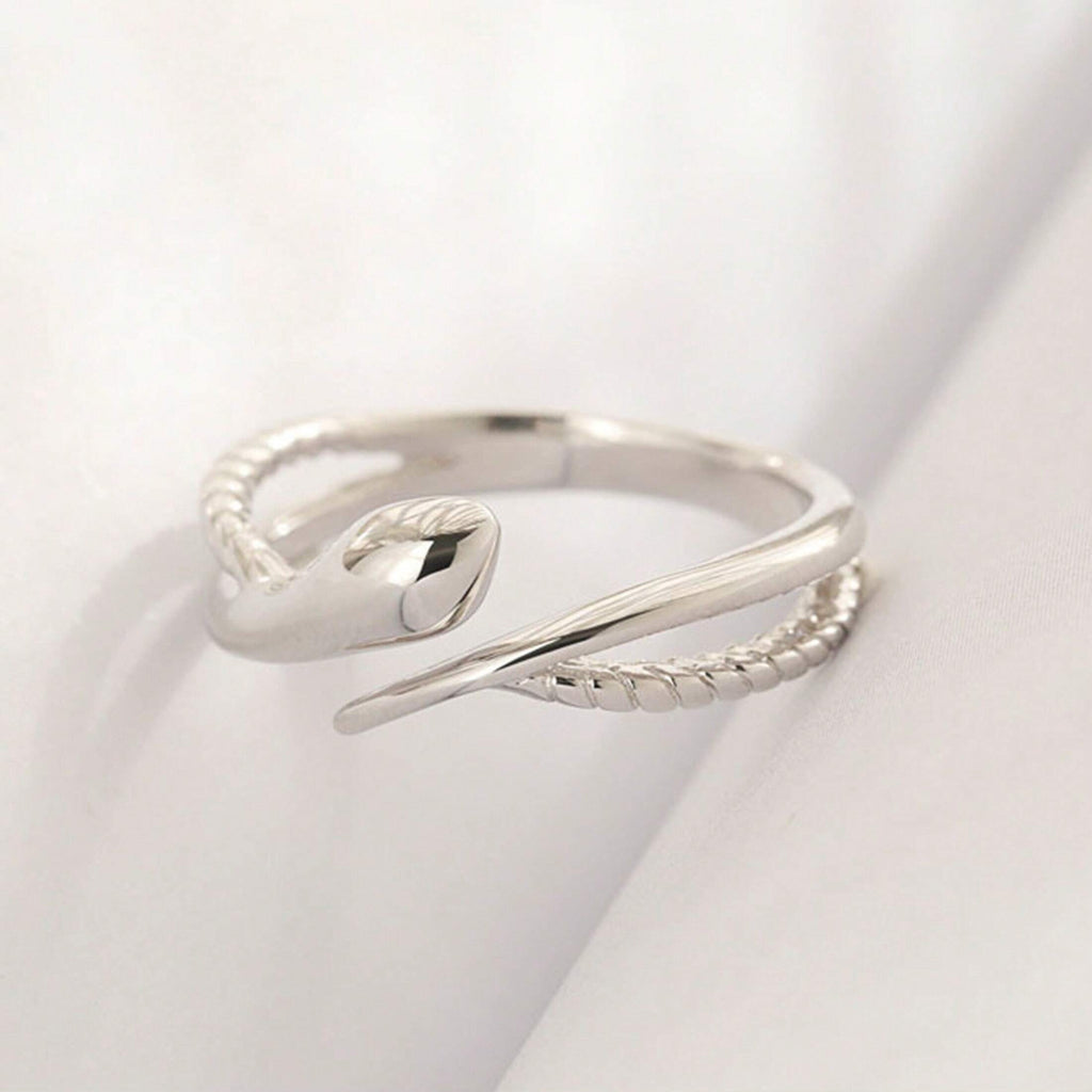 10617 1b-074 Anillo De Serpiente Hecho De Cuerda Para