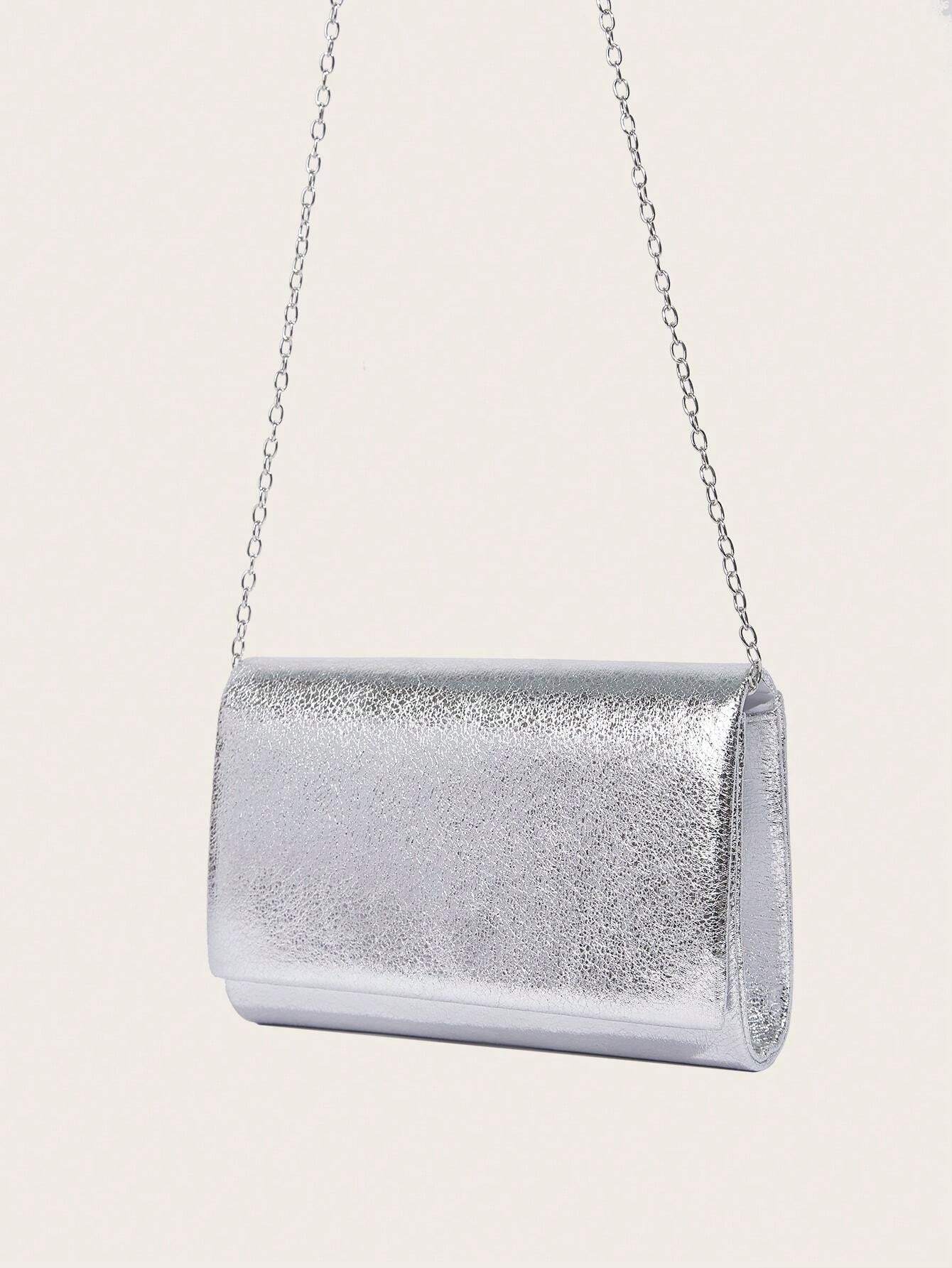9715 1c-020 Bolso Clutch De Noche De Pu Con Cadena De Hombro Para Baile