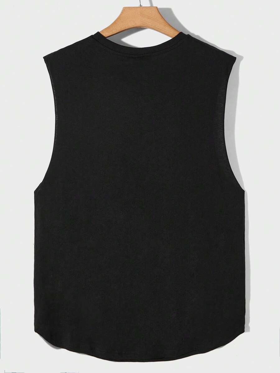 9751 1t-006 Camiseta Sin Mangas Con Calavera Y Manos Desnudas Para Hombre
