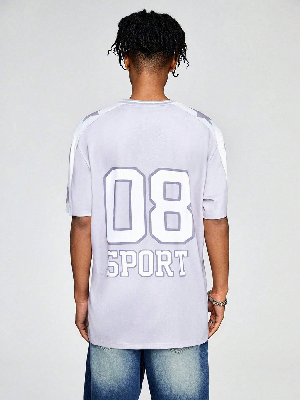 15394 1t-006 Camiseta Holgada Para Hombre 1 Pza