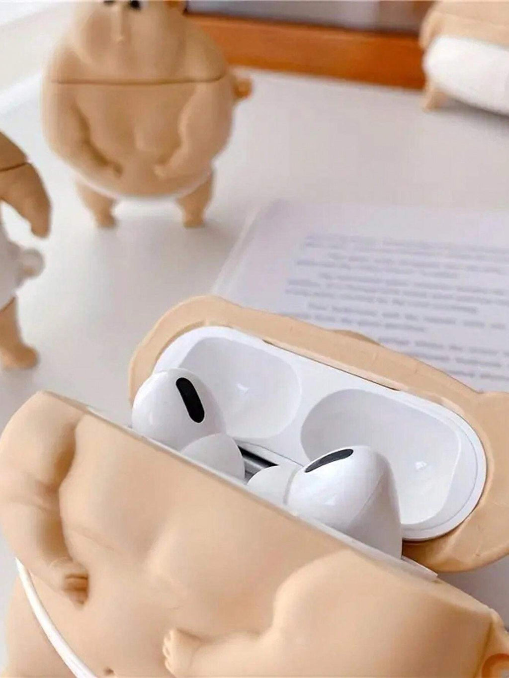 9283 2t-010 Funda Para Auriculares Inalámbricos Con Forma De Luchador De Sumo