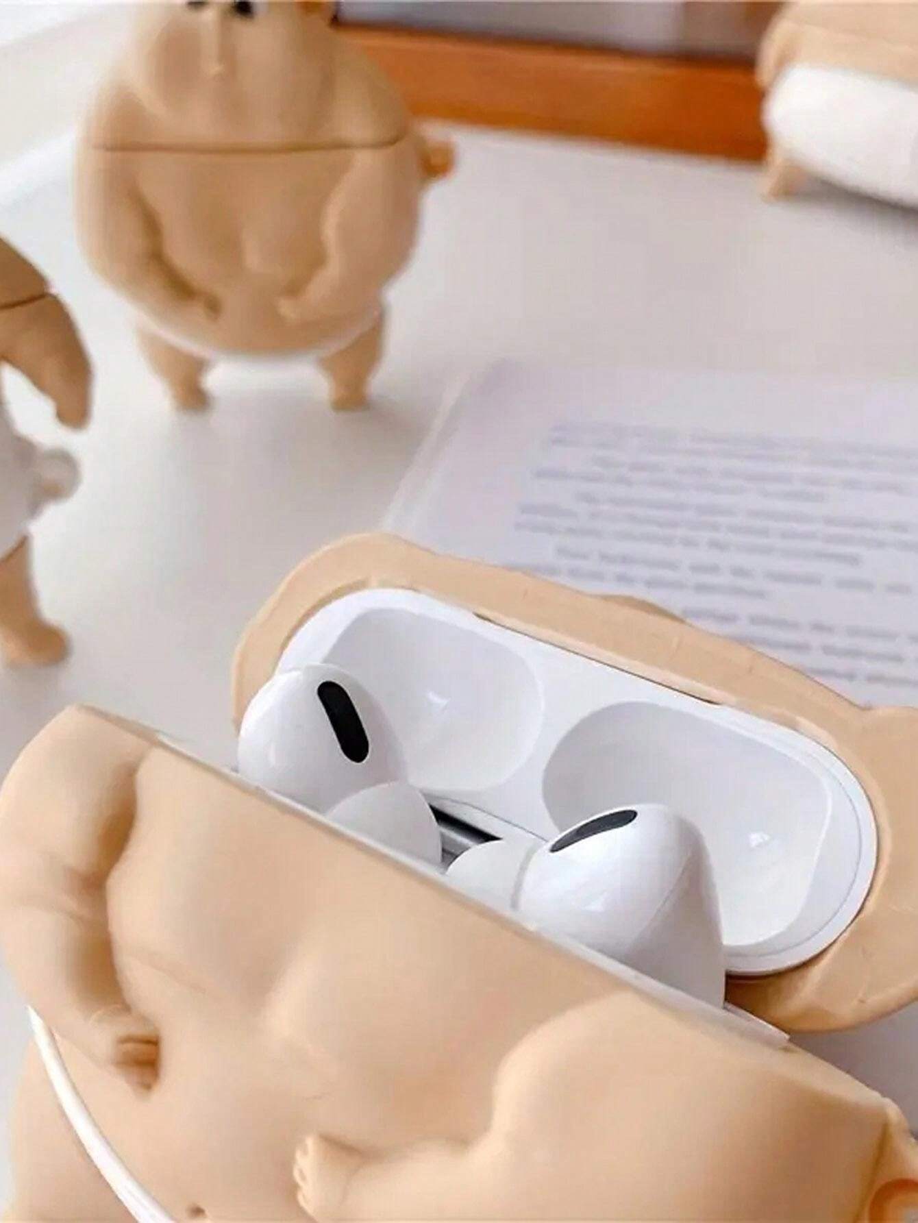 9283 2t-010 Funda Para Auriculares Inalámbricos Con Forma De Luchador De Sumo