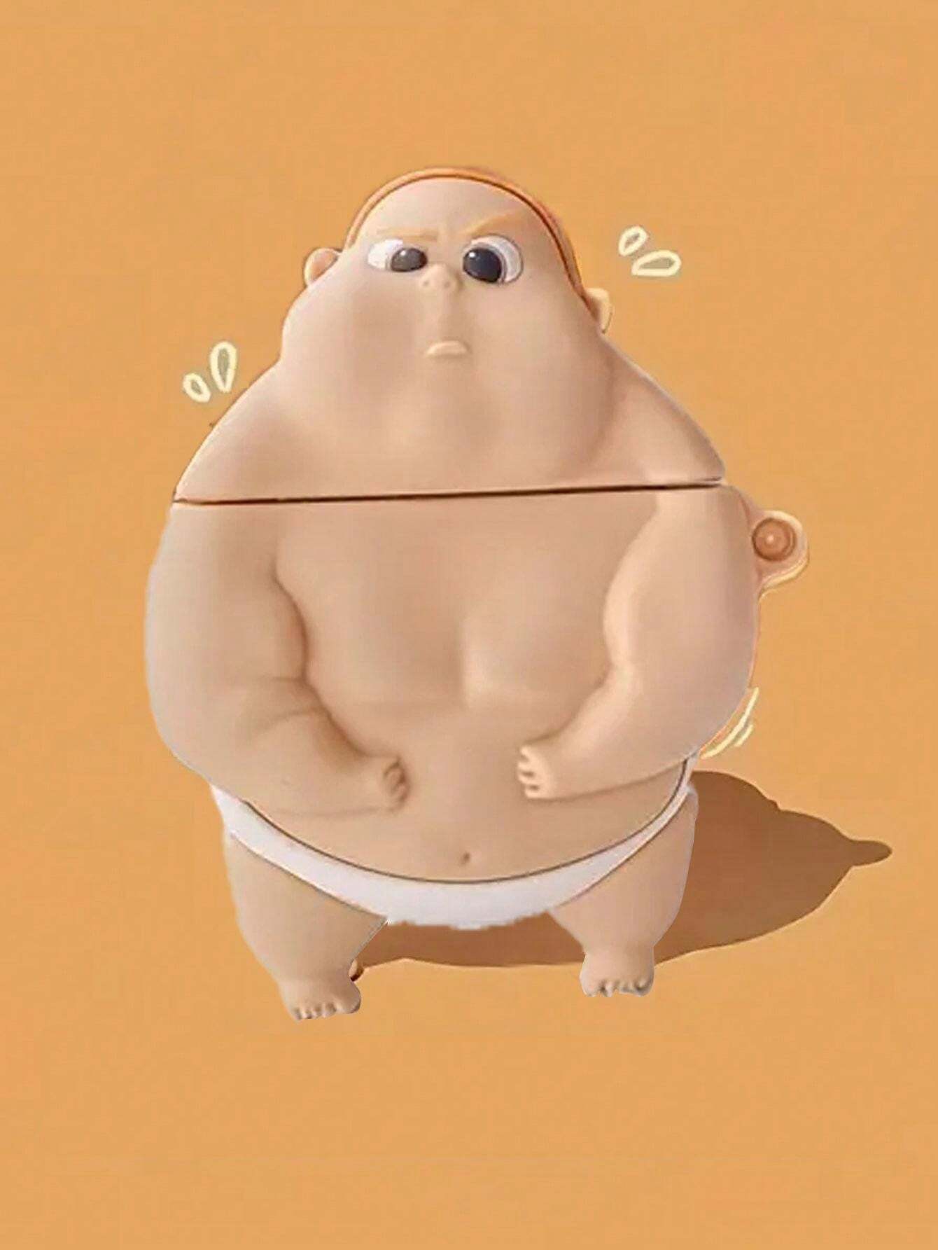 9283 2t-010 Funda Para Auriculares Inalámbricos Con Forma De Luchador De Sumo