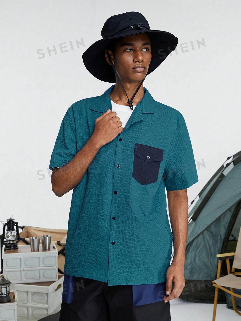 15392 1t-006 Camisa Con Bolsillo 1 Pza