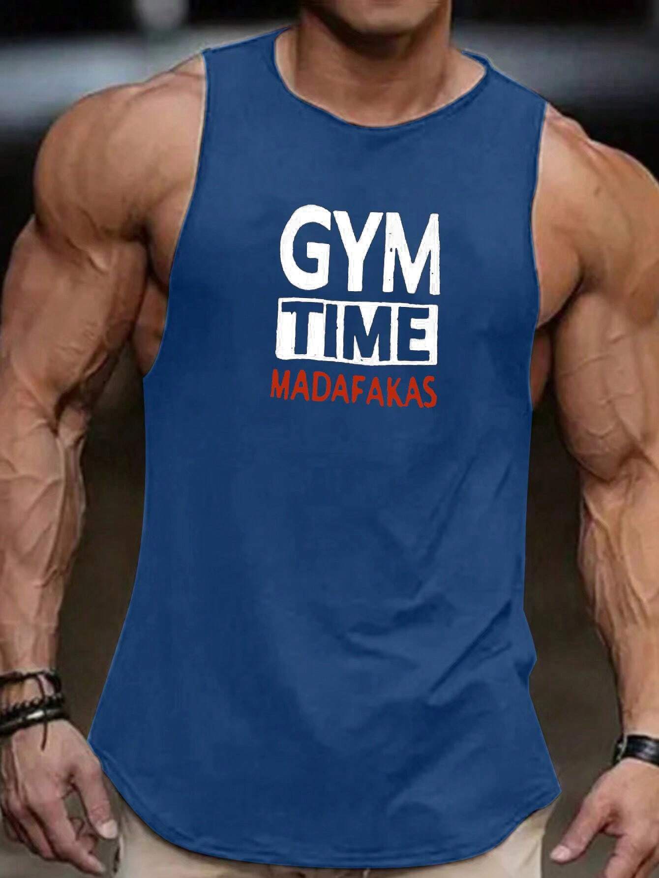 8254 1t-006 Camiseta De Tirantes Deportiva Hombre