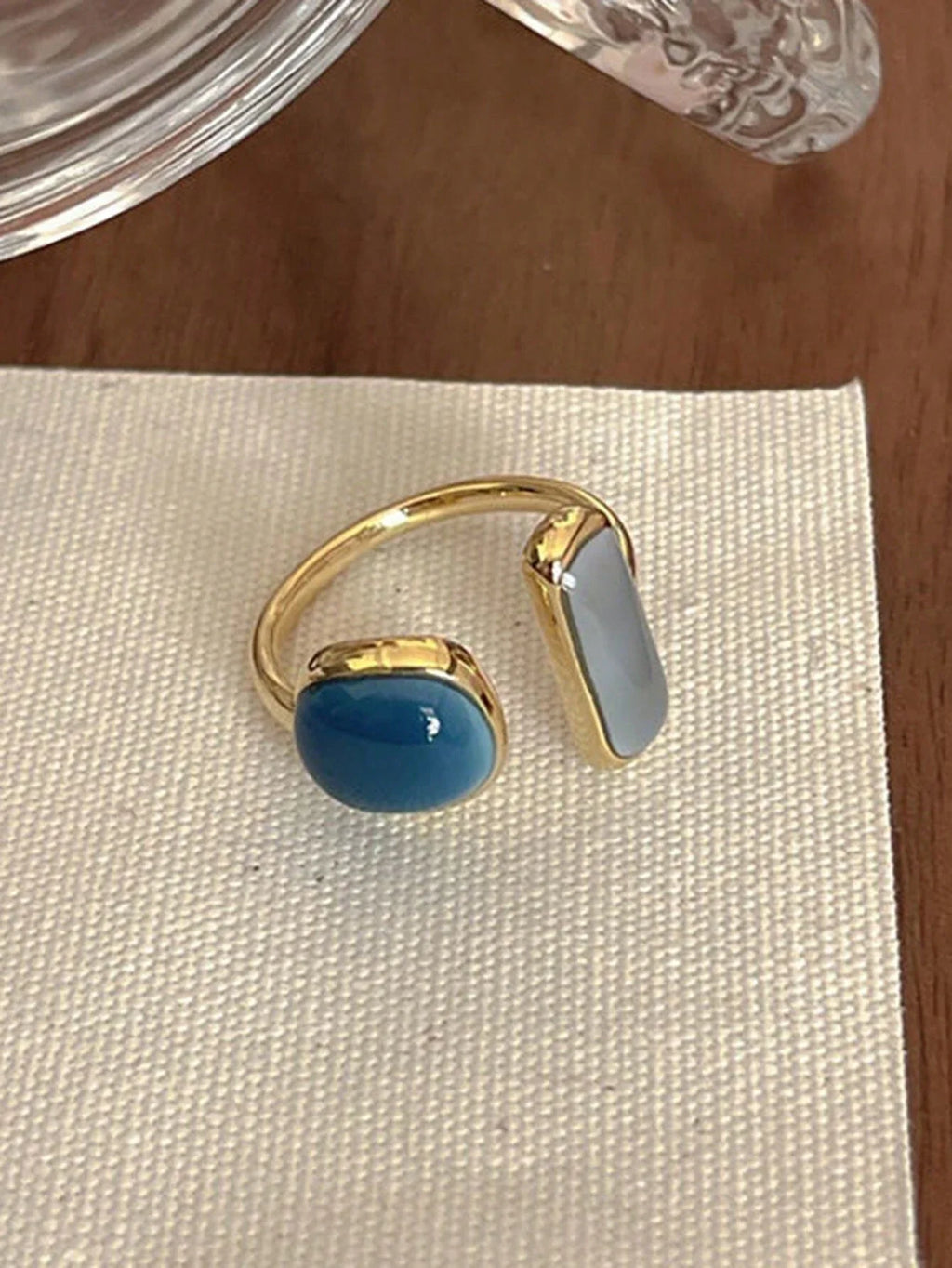10321 1b-023 Seis Piezas Anillo De Esmeralda Para Mujer