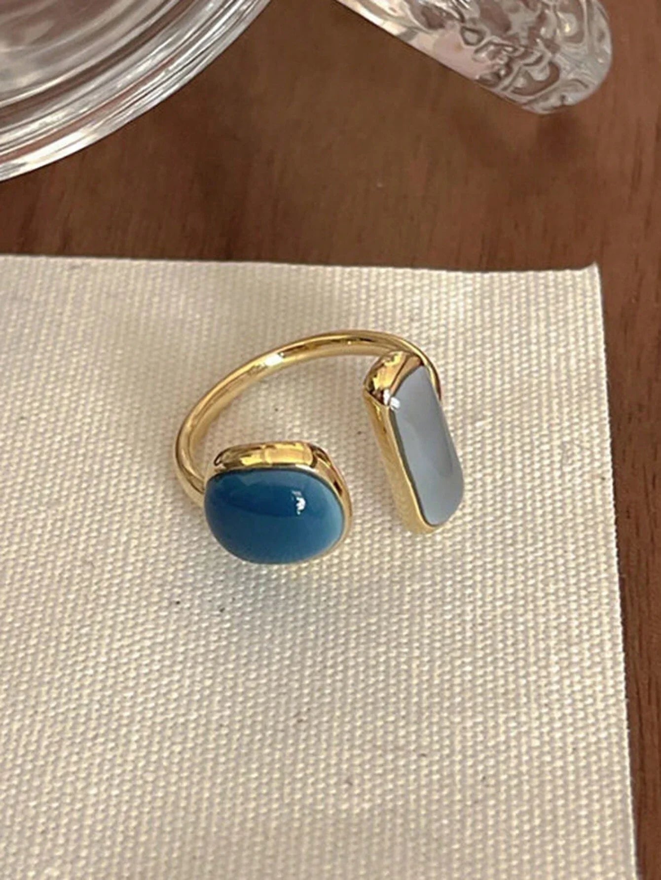 10321 1b-023 Seis Piezas Anillo De Esmeralda Para Mujer