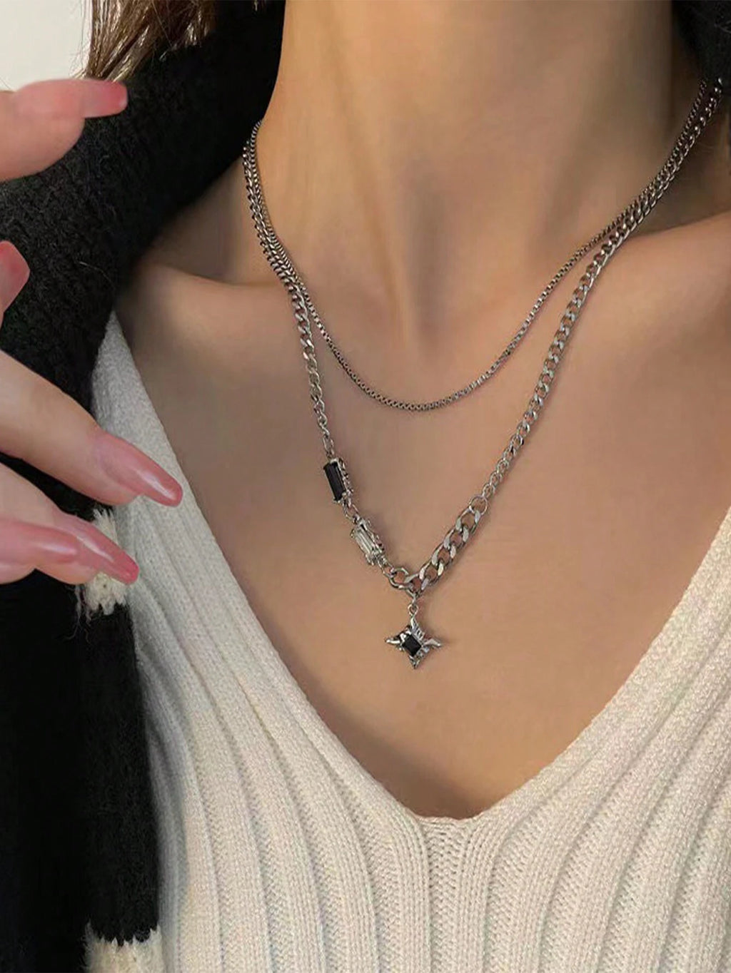 16394 1b-054 Collar Con Colgante 1 Pza
