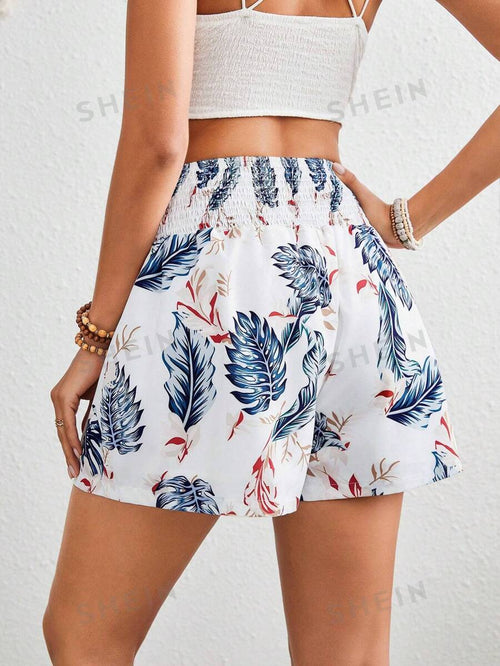 10577 01-a03-09 Shorts Con Cintura Fruncida