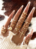 12302 1b-051 Conjunto Anillos 22 Pzas