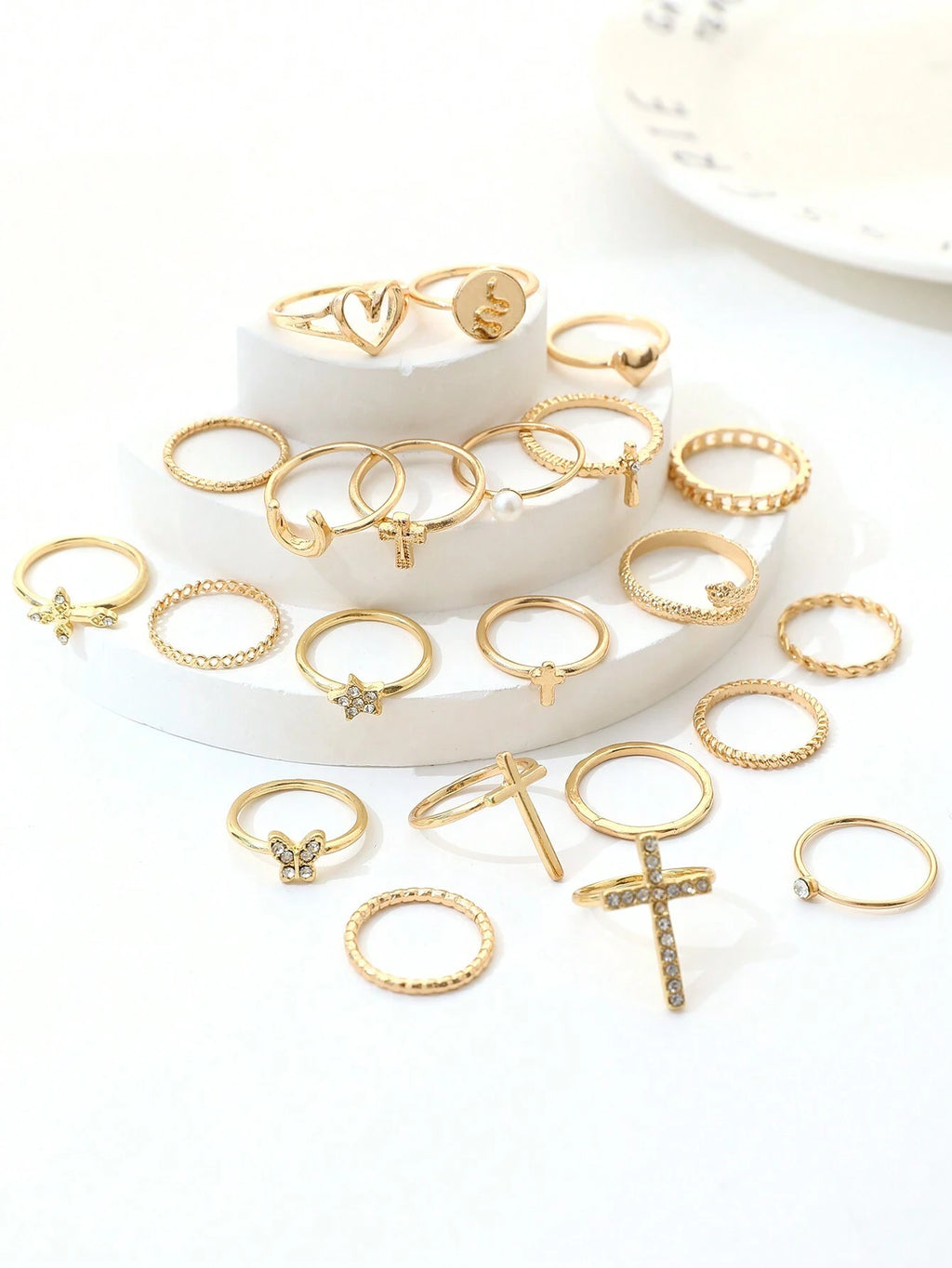 12302 1b-051 Conjunto Anillos 22 Pzas