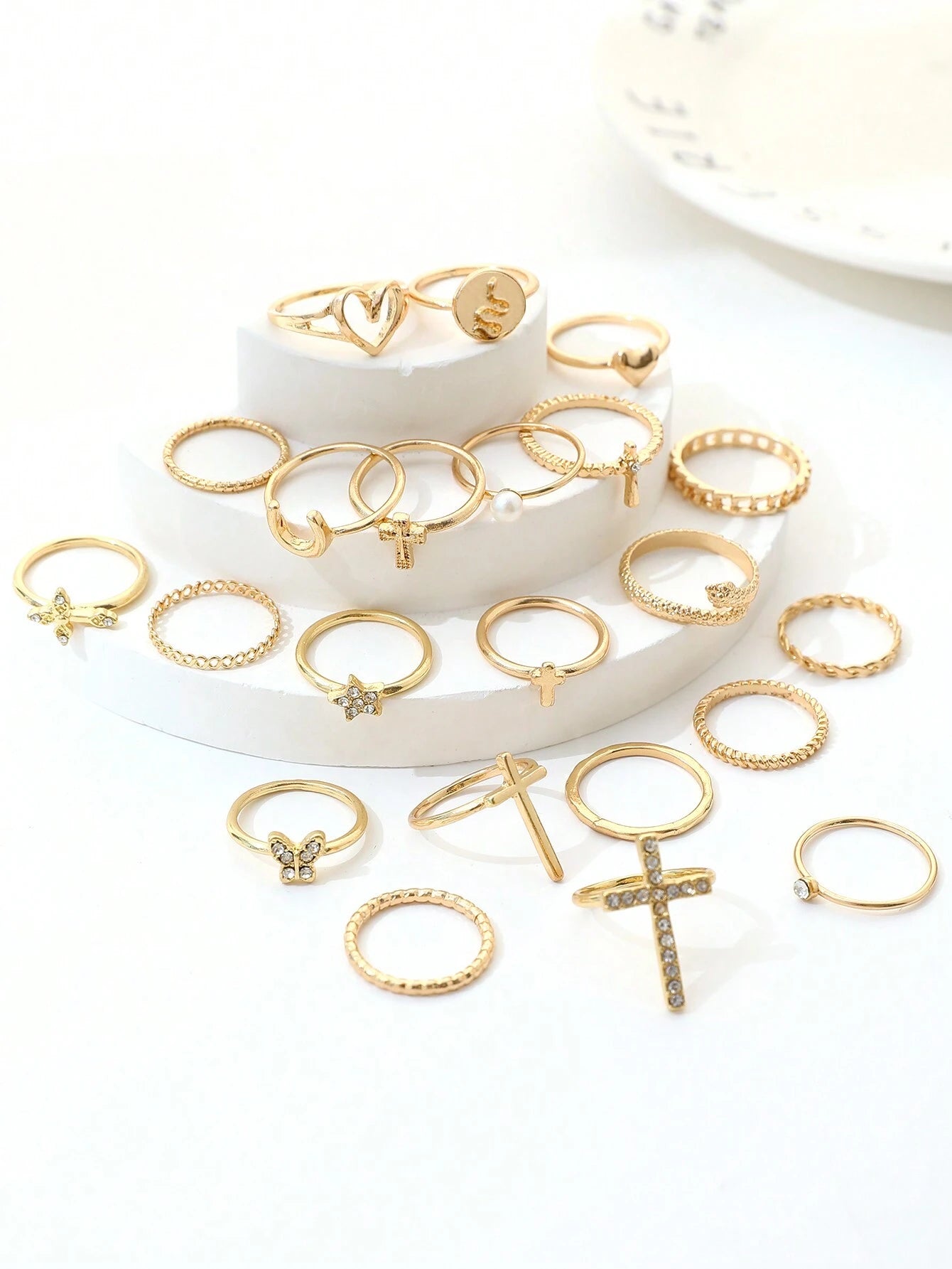 12302 1b-051 Conjunto Anillos 22 Pzas